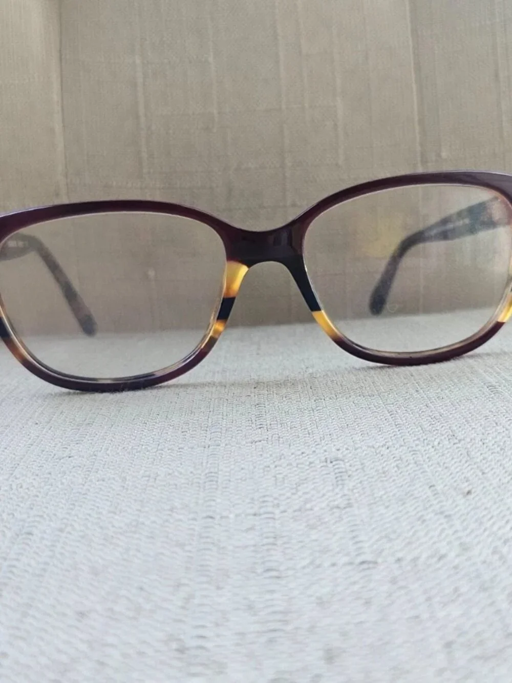 Coach Glasses Frame Aubgn Navy Tort Varsity Stripe Eye Wear HC6103 Eyeglasses - Picture 4 of 13